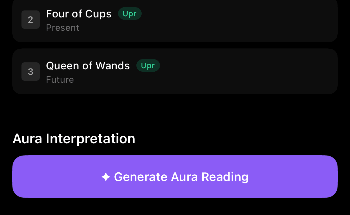 Aura Interpretation Screenshot